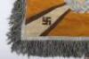 Extremely Rare WW2 German Luftwaffe Flight Section Schellenbaum Flag Liberated from Wunstorf Airbase in 1945 - 5
