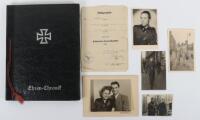 WW2 German Photograph Album and Award Citation Grouping of SS Polizei-Schutz Regiment Nr3