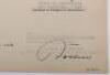 Interesting WW2 German Luftwaffe Document which is Signed by Luftwaffe General Gunther Korten who Died of Wounds After the Failed Assassination Attempt on Adolf Hitler known as the 20th July Bomb Plot - 4