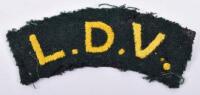 L.D.V Cloth Shoulder Title