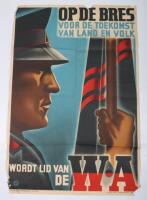 Rare Dutch Fascist Party N.S.B Poster