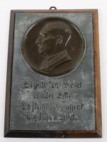 Third Reich Adolf Hitler Wall Plaque