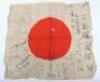 WW2 Japanese Navy Air Corps Kamikaze Pilots Signed Battle / Prayer Flag - 7