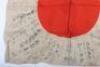 WW2 Japanese Navy Air Corps Kamikaze Pilots Signed Battle / Prayer Flag - 10