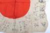 WW2 Japanese Navy Air Corps Kamikaze Pilots Signed Battle / Prayer Flag - 11