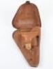 Scarce WW2 Japanese Nambu Pistol Holster in Rubberised Material - 2