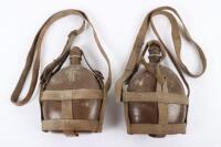 2x WW2 Japanese Enlisted Ranks Water Bottles / Canteens