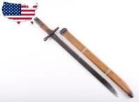 Rare Last Ditch Japanese Type 30 Arisaka Bayonet by Toyada Automatic Loom Works