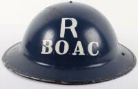 British Overseas Airways Corporation Rescue Steel Helmet