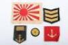 WW2 Imperial Japanese Naval Insignia Grouping