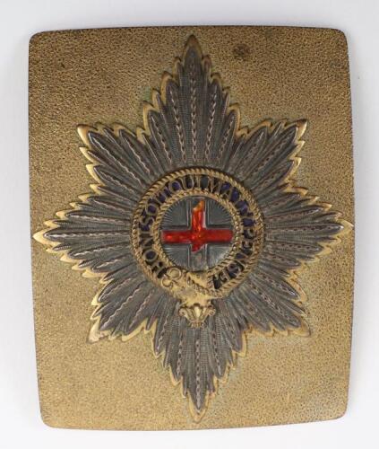 Crimean War Coldstream Guards Officers Shoulder Belt Plate 1824 - 55 Pattern