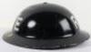 WW2 British Home Front Repair Party Electricity Steel Helmet - 5