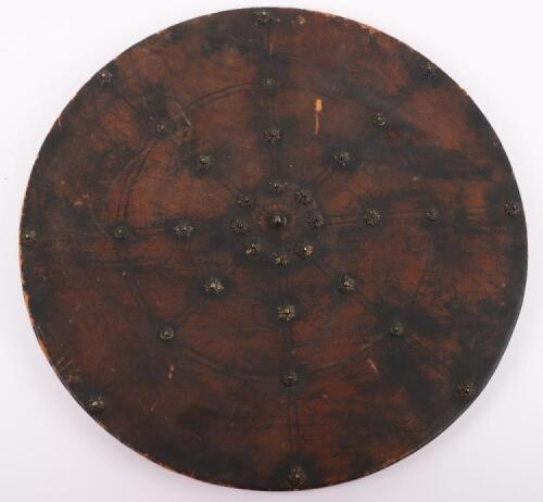 Well-Made Decorative Copy of a Scottish Highlanders Shield Targe in the 18th Century Manner