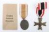 WW2 German War Service Cross 2nd Class without Swords by G H Osang, Dresden