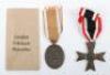 WW2 German War Service Cross 2nd Class without Swords by G H Osang, Dresden - 2
