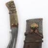 Nepalese Silver Mounted Kukri c.1900 - 2