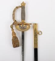 Edward 7th Courtsword, Embroidered Belt & Hanger, Cased Epaulettes for a Lord Lieutenant of an English county c.1901-1910