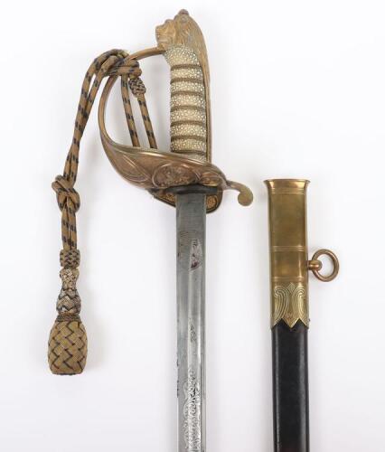 British Post 1902 Naval Officer’s Sword