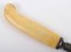 A Norwegian Carved Walrus Tusk Sheath Knife - 7