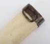 A Late 19th Century Norwegian Carved Walrus Tusk Sheath Knife - 3