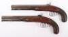 Fine Pair of 26 Bore Percussion Duelling Pistols by Charles Fisher, London c.1826-1827 - 2