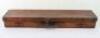 Brass Bound Leather Covered Wooden Gun Case for 30” Barrels - 4