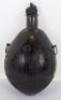 Charming Coconut Flask Souvenir &lsquo;Bugbear&rsquo; of the 19th Regiment of Foot (the 1st York North Riding Regiment) c. 1796-1820