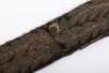 Unusual Scottish Velvet Covered Bullion Embroidered Dress Belt Probably for an Officer of the Royal Company of Archers Acting as the King&rsquo;s Bodyguard for Scotland - 6