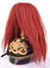 Bavarian Field Artillery Officers Pickelhaube with Parade Plume - 3