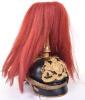 Bavarian Field Artillery Officers Pickelhaube with Parade Plume - 4