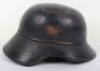WW2 GERMAN Luftschutz Factory Helmet - 4