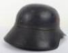 WW2 GERMAN Luftschutz Factory Helmet - 6
