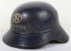 WW2 GERMAN Luftschutz Factory Helmet - 8