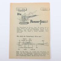 WW2 German PANZERFAUST Instructions