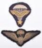 Rare WW2 Free-French Bullion Parachute Wing