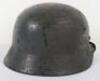 WW2 German M40 Double Decal SS Helmet - 4