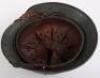 WW2 German M40 Double Decal SS Helmet - 7