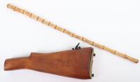 Rifle Butt and Swagger Stick
