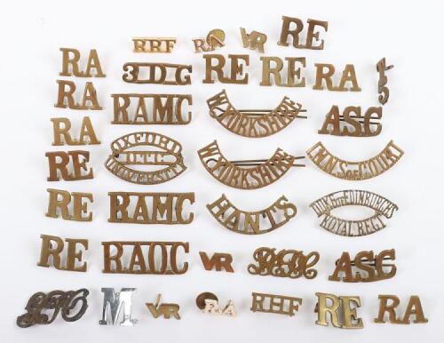 British Regimental Metal Shoulder Titles