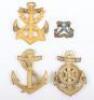 WW2 German Kriegsmarine Trade Badge Centres - 2