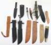 Grouping of Knife Scabbards - 2