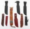 Grouping of Knife Scabbards - 3
