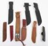 Grouping of Knife Scabbards - 4