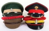 4x British Enlisted Ranks Peaked Caps