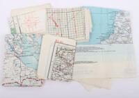 RAF and USAF Silk Escape Maps