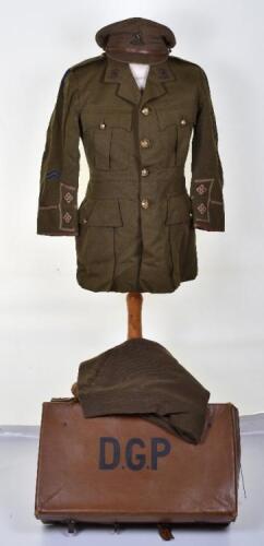 WW1 Cuff Rank Uniform Grouping Attributed to Lieutenant D G Phipps 7th Battalion Royal West Kent Regiment