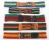 5x British Military Coloured Regimental Stable Belts