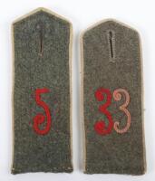 2x WW1 German M-15 Tunic Shoulder Straps