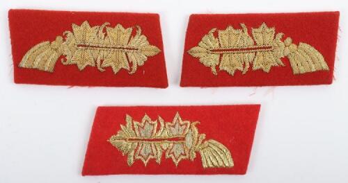 Pair of German Army Generals Tunic Collar Patches