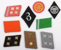 Grouping of German Cloth Insignia